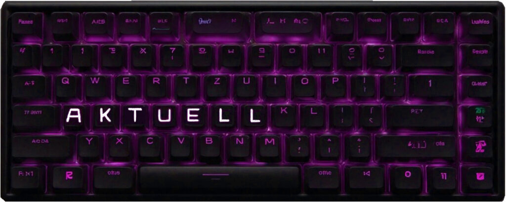 Themenbild: Tastatur mit dem Themenfeld AKTUELL
